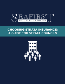 choosing strata insurance - Vancouver Island Strata Owners