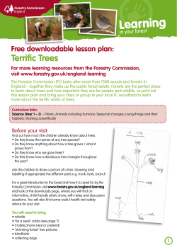 Learning - Forestry Commission