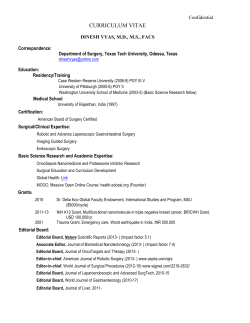 CURRICULUM VITAE - Texas Tech University Health Sciences Center