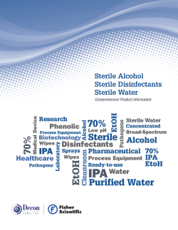Alcohol - Fisher Scientific