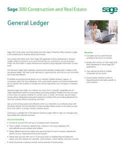 General Ledger