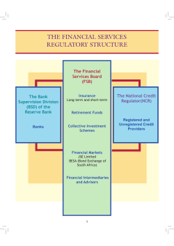 Content pages 1 - 16 - Financial Services Board