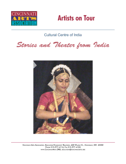 Stories and Theater from India Artists on Tour
