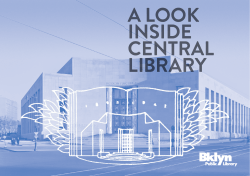 A Look Inside Central Library brochure