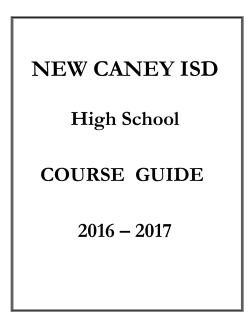 2016-2017 Course Guide