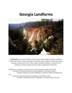 Georgia Landforms - McEachern High School