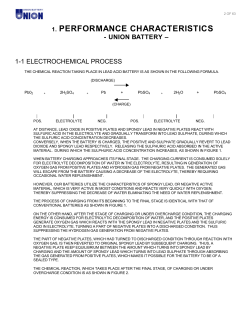 electrochemical process - Union Battery Corporation