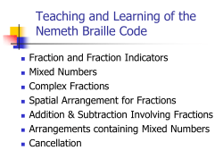 Lesson 3: Fractions and Cancellation