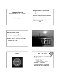 Atmosphere - University of South Alabama