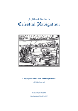 Celestial Navigation