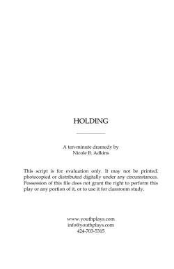 holding - YouthPLAYS