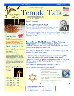 Temple Talk - Creative Arts Temple