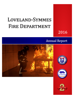 Annual Report - Loveland Symmes Fire Department