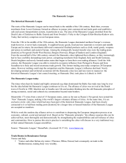 The Hanseatic League