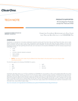 connecting clockaudio microphones with dual color light