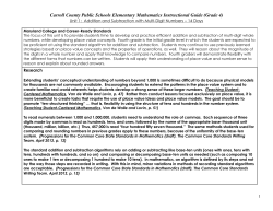 Throughout this cluster, students will develop their use of the 8