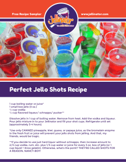 Perfect Jello Shots Recipe