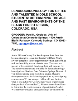 dendrochronology for gifted and talented middle