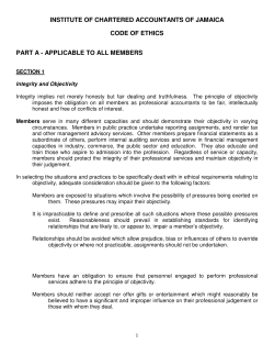 Code of Conduct - Organization of American States