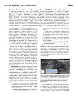 The Ganymede Interior Structure, and Magnetosphere Observer