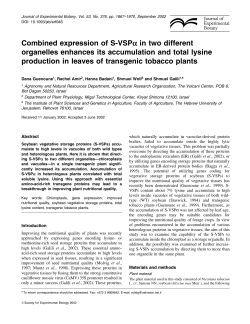 Combined expression of S-VSPa in two different organelles