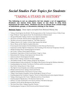 Social Studies Fair Topics for Students