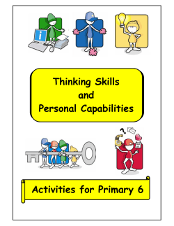 Thinking Skills Booklet