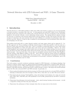 Network Selection with LTE-Unlicensed and WiFi: A Game Theoretic