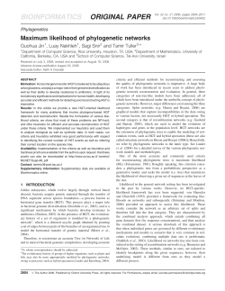 BIOINFORMATICS ORIGINAL PAPER