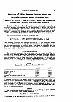 Exchange of Tritium Between Tritiated Water and the Alpha