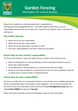Garden Fencing - Dacorum Borough Council