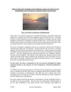 LTTD Everest Transmission March, 2006 FIRST EVER LOW