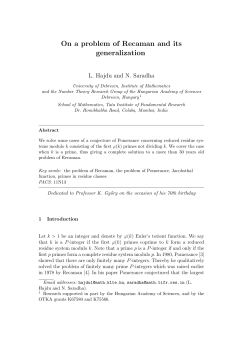 PDF file - School of Mathematics, TIFR