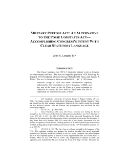 military purpose act