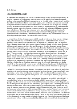 The Room in the Tower