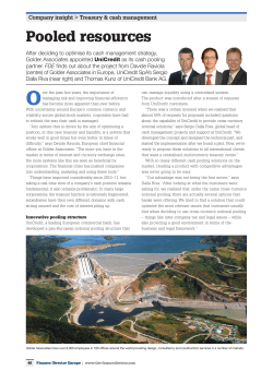 Pooled resources - GTB