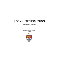 The Australian Bush - Australian Digital Collections