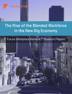 The Rise of the Blended Workforce in the New Gig
