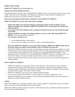 MEDICATION GUIDE SEREVENT DISKUS [ser` uh