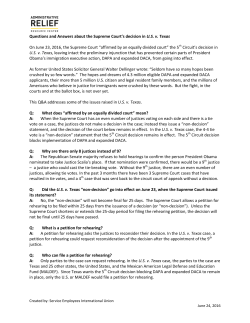Questions and Answers about the Supreme Court`s decision in US v