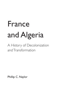 France and Algeria - South African History Online
