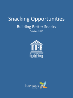 Snacking Opportunities