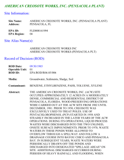 American Creosote Works, Inc. (Pensacola Plant)