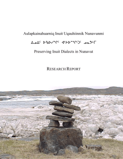 Preserving Inuit Dialects in Nunavut