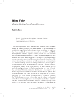 Blind Faith - UT College of Liberal Arts