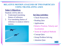 CH12 - 8 - RelativeMotion