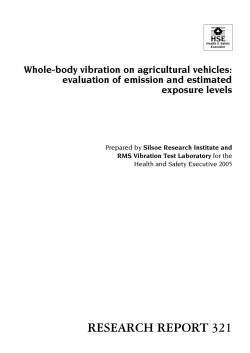 evaluation of emission and estimated exposure levels