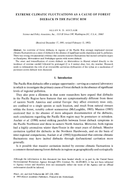 Extreme climatic fluctuations as a cause of forest dieback in