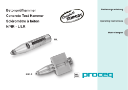 Betonpr&uuml;fhammer Concrete Test Hammer Scl&eacute;rom&egrave;tre &agrave; b&eacute;ton N