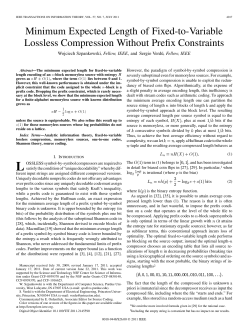 Minimum Expected Length of Fixed-to